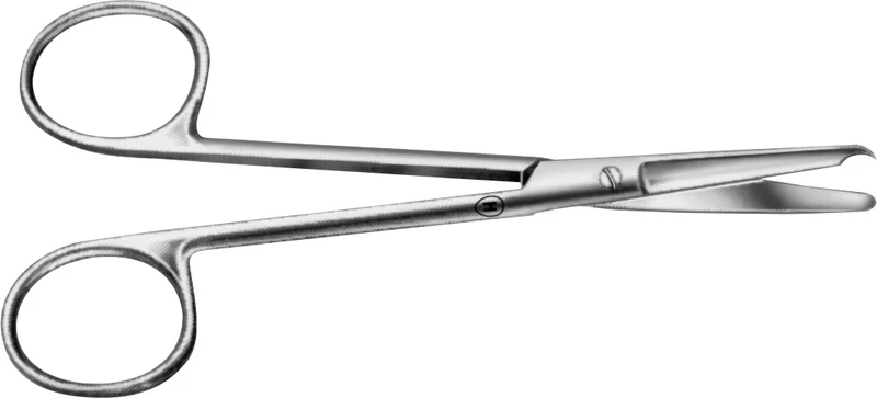 Naht- und Ligaturscheren nach Spencer  Stück  HSB 284-09, 90 mm, gerade