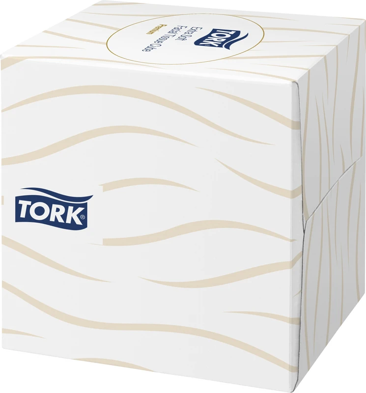 TORK® Premium Kosmetiktuchwürfel   Packung  100 Stück 2-lagig, weiß