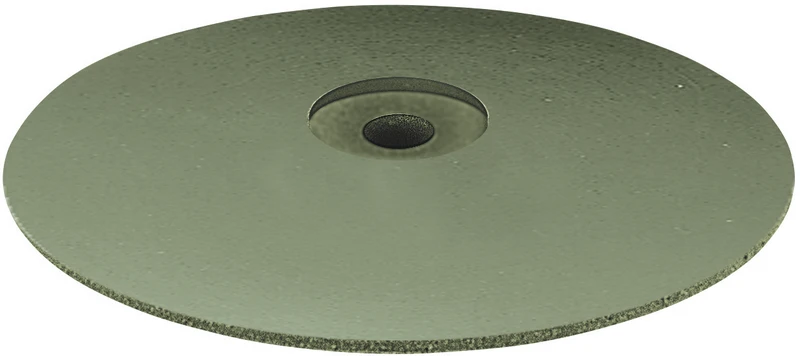 EVEFLEX  Packung  100 Stück unmontiert, grün fein, Figur Linse, 22 x 4 mm