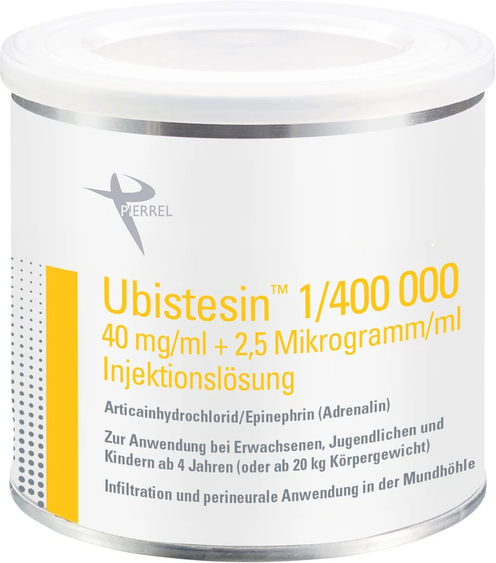 Ubistesin   Karton  6 Dosen x 50 Stück Kappe orange, 1:400.000