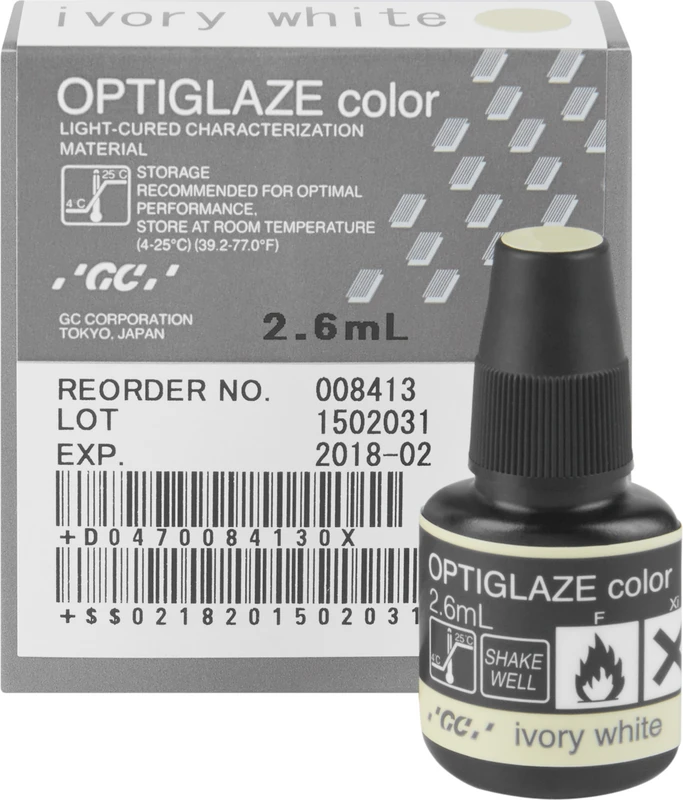 GC OPTIGLAZE® color  Flasche  2,6 ml elfenbein