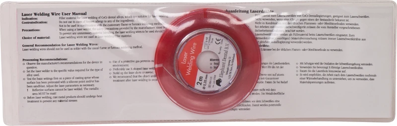 Laser Schweißdraht   Rolle  2 Meter Draht, 0,35 mm