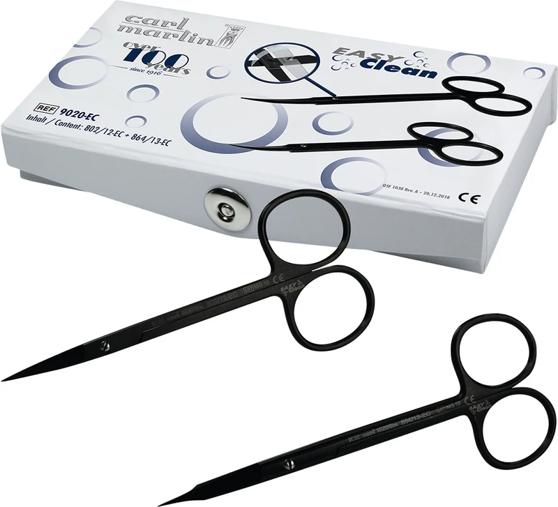 EasyClean ZF-Scheren Goldmann Fox + IRIS  Set  2 Scheren (Goldmann Fox, Iris)