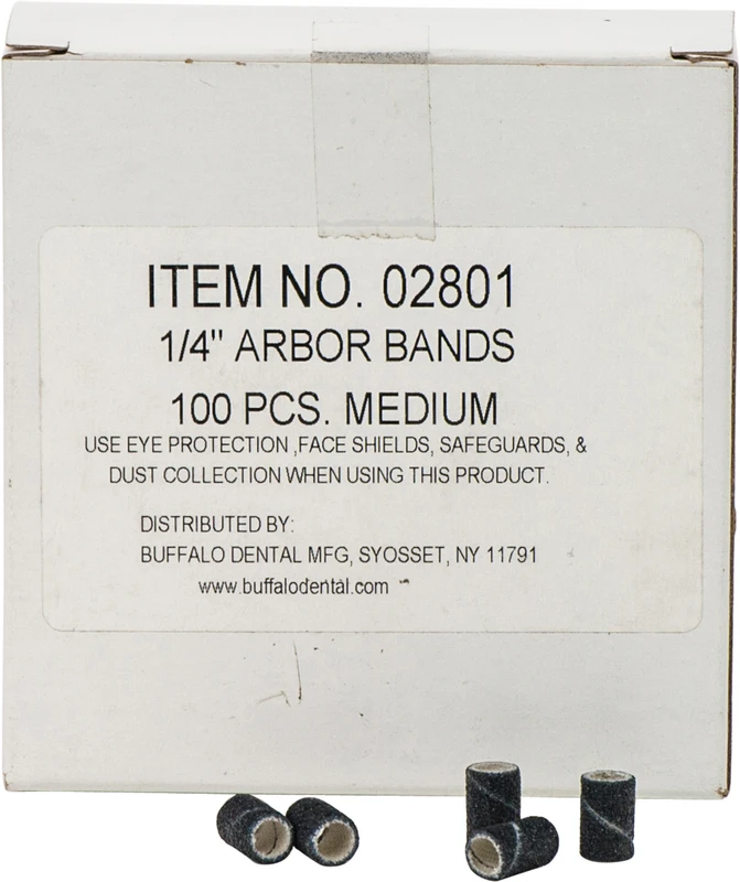 Arbor Bands Buffalo  Packung  100 Stück Größe 1\4, mittel