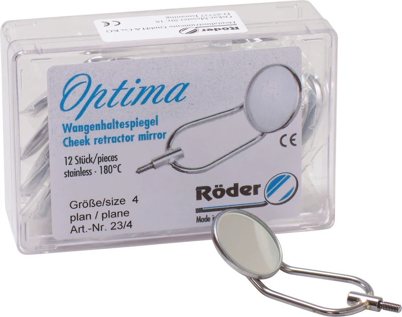 Mundspiegel Wangenhalter  Packung  12 Stück plan 4