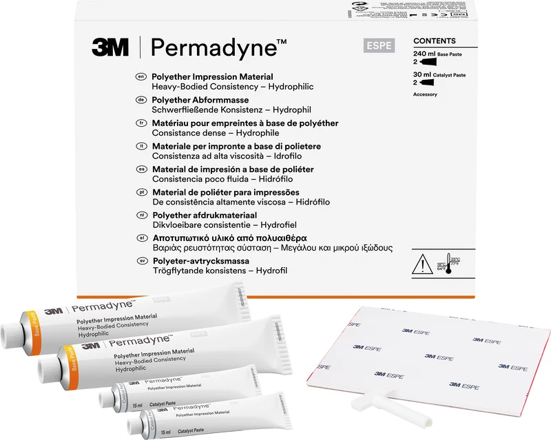 Permadyne  Refill Packung  2 x 120 ml Basispaste, 2 x 15 ml Katalysator, 1 Anmischblock, fest