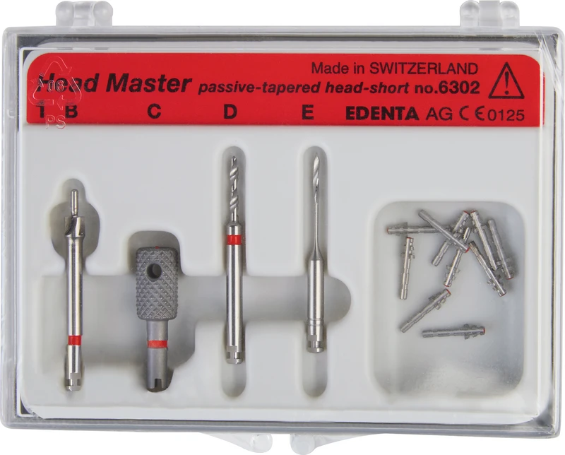 HeadMaster konisch, passiv  Sortiment  Gr. 1, kurz