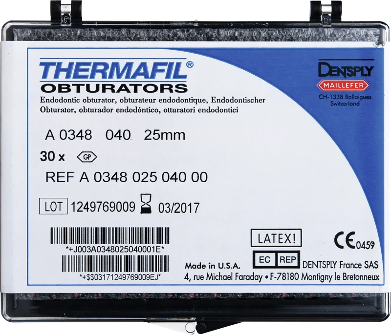 THERMAFIL® Obturatoren  Packung  30 Stück ISO 040