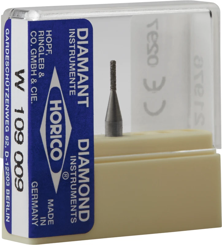 Diamantschleifer 109  Stück  FG, Figur 109, 4 mm, ISO 009