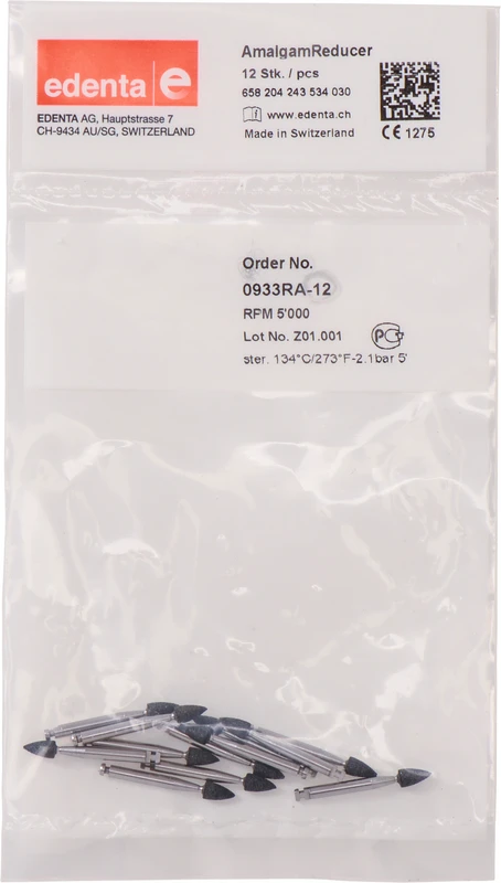 Amalgam Reducer  Packung  12 Stück RA, Figur 243, 6 mm, ISO 030