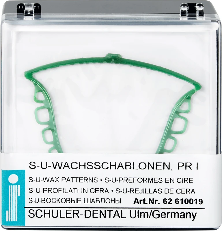 S-U-WACHSSCHABLONEN  Packung  10 Stück Plattenretention klein