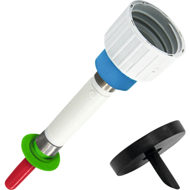 PAK  Stück  Standard L6-DG mit Klemmscheibe inkl. keimarmer Flaschenbelüftung, weiß