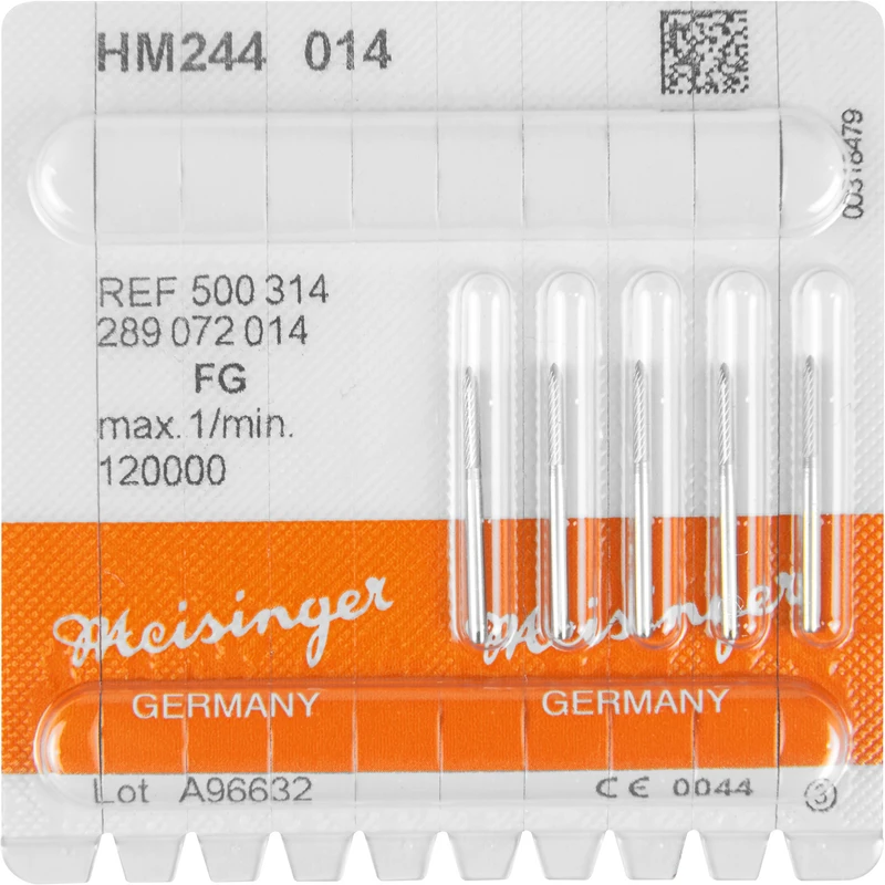 HM-Finierer 244  Packung  5 Stück fein FG, Figur 289 Torpedo, 8 mm, ISO 014