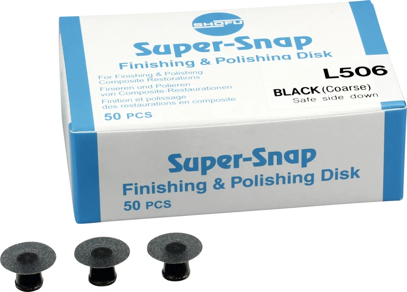 Super-Snap®  Nachfüllpackung  50 Scheiben, schwarz, Körnung grob