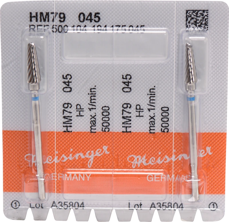 HM-Fräser S  Packung  2 Stück blau standard, HP, Figur 194, 12,7 mm, ISO 045