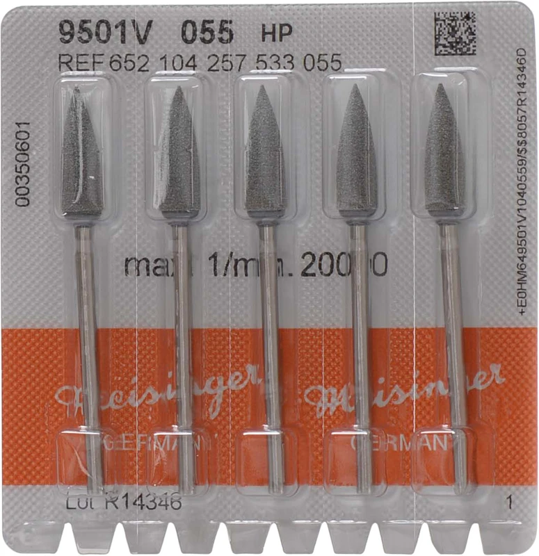 Universalpolierer 9501  Packung  5 Stück schwarz grob, HP, Figur 257, 18 mm, ISO 055