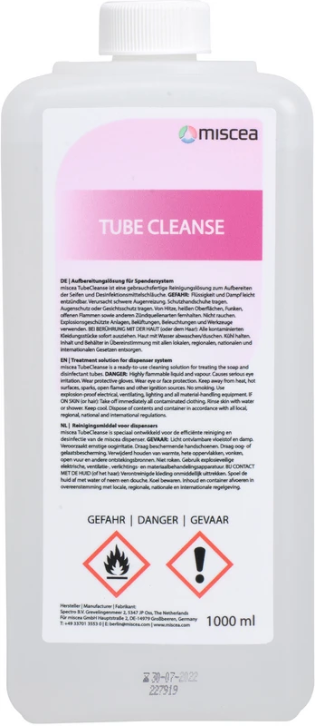 Tube Cleanse  Flasche  1 Liter