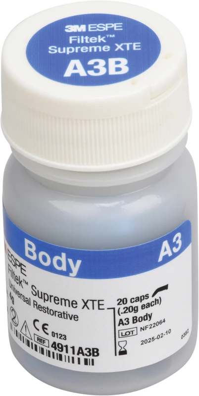 Filtek Supreme XTE Universal  Packung  20 x 0,2 g Kapsel body A3
