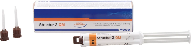 Structur 2 QM  Packung  8 g QuickMix Spritze B1, Mischkanülen Typ 10