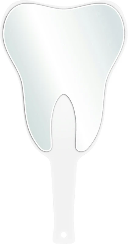 Handspiegel ZAHN  Stück  weiß