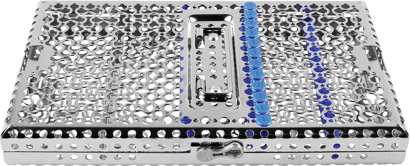 IMS Container Kassette  Stück  für 12 Instrumente, blau