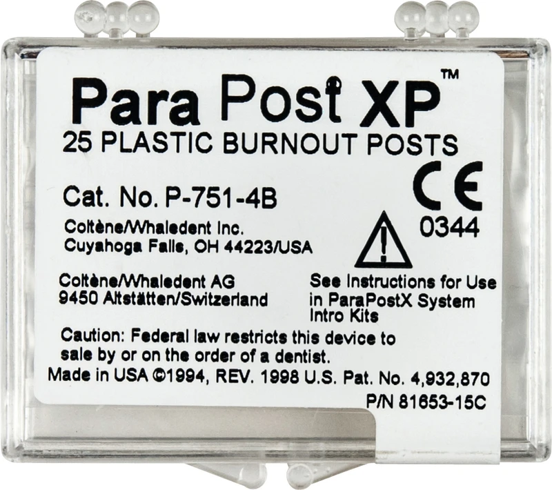 ParaPost® XP Ausbrennstifte  Bulkpackung  25 Stück Ø 1 mm