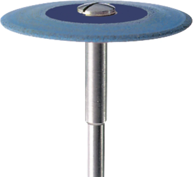 TOPDENT DIA-BLUE-Polierer  Stück  HP, blau grob, Scheibe 26 x 2 mm