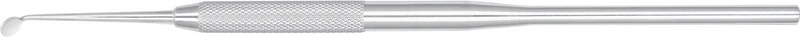 Mikrochirurgische Spiegel  Stück  4,5 mm, groß, rund, biegsames Ende