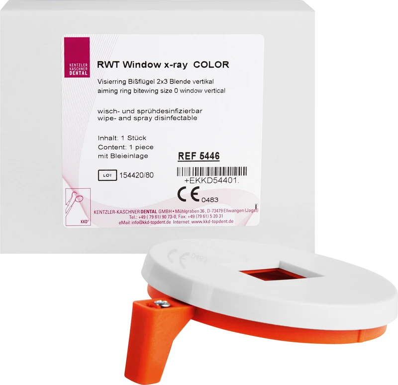 RWT Visierringe  Stück  Visierring orange, Bissflügel, 2 x 3 cm