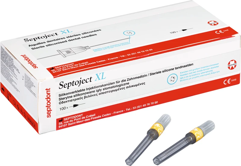 Septoject® XL   Packung  100 Stück, G27\0,4 x 35 mm, lang