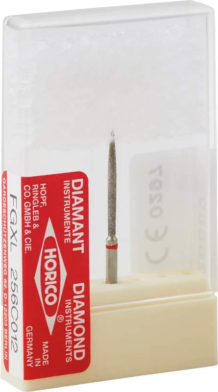 Diamantschleifer 256  Stück  rot fein, FG XL, Figur 256, 15 mm, 012