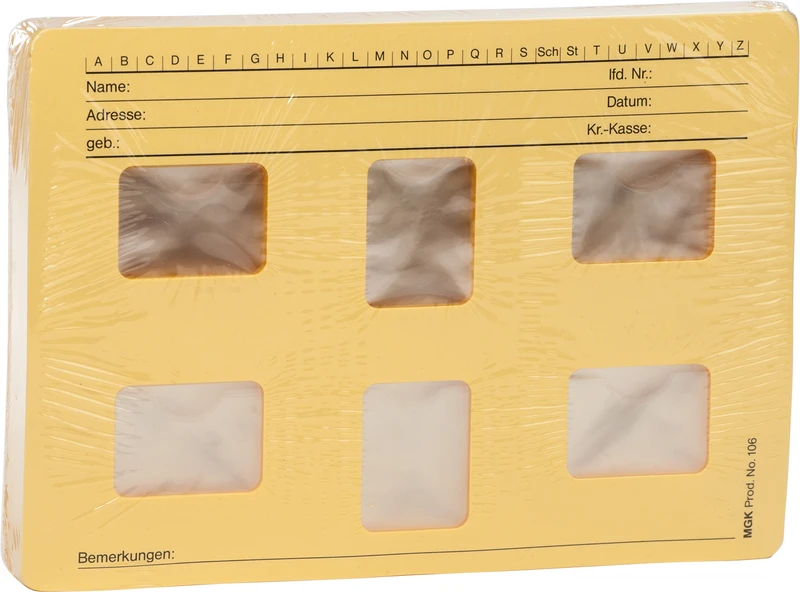 Dentalfilmkarten  Packung  50 Karten 106