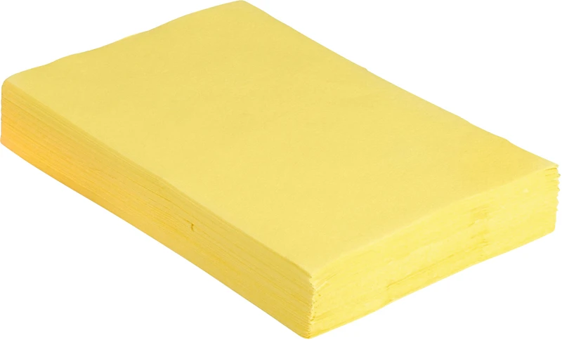 Monoart® Traypapier  Blisterpackung  250 Stück gelb, 28 x 36 cm