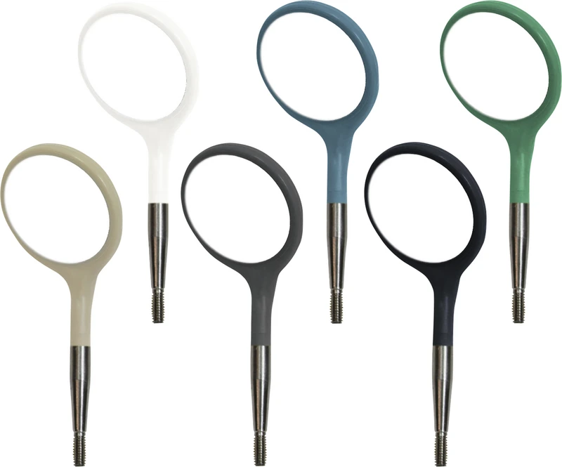 Crystal HD Mundspiegelansätze  Sortiment  12 Stück sortiert classic, Größe 5, Ø 24 mm