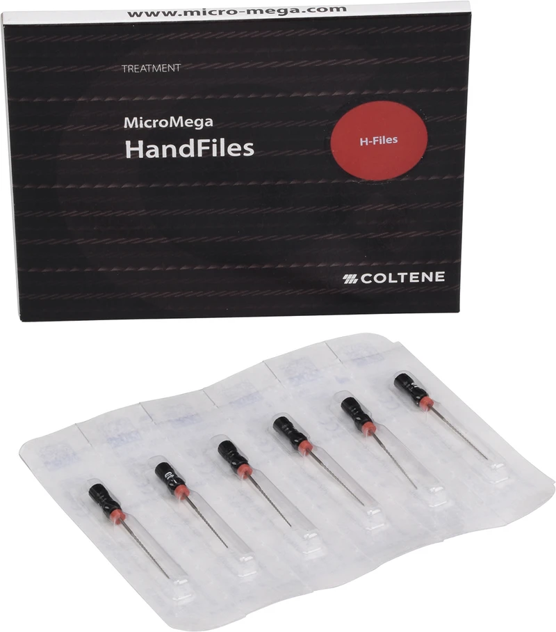 B6 H-Files  Packung  6 Stück 25 mm, ISO 040