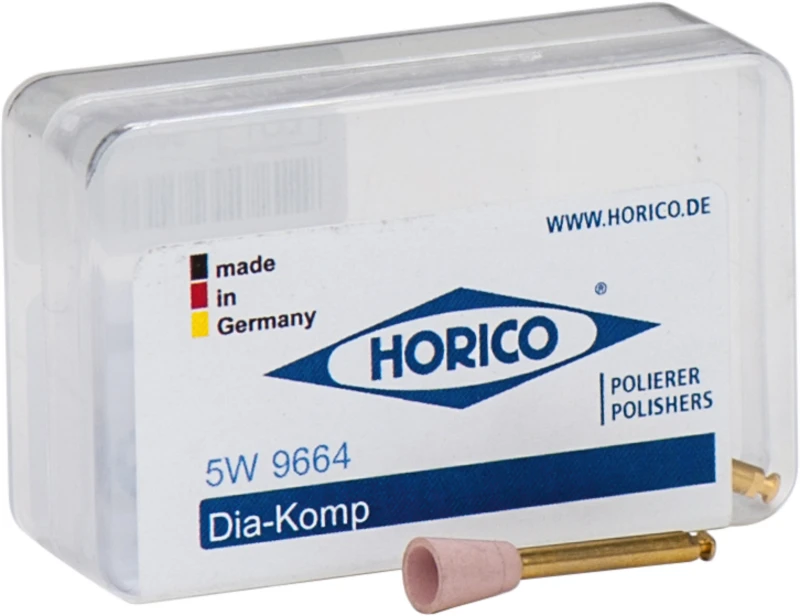 Diamantpolierer 9664  Packung  5 Stück rosa, RA, Figur Kelch