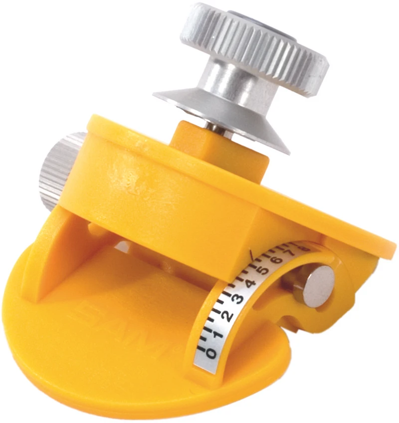 Inzisaltisch  Stück  einstellbar, gelb, mit Skalen