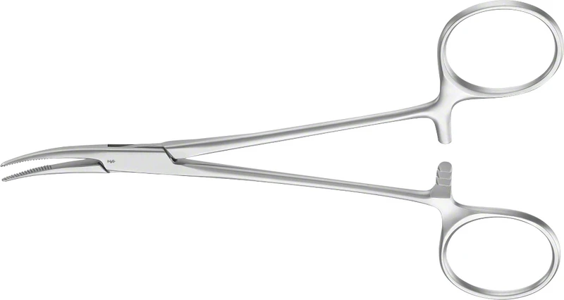 Arterienklemme nach Providence-Hospital  Stück  BH131R, 140 mm, gebogen