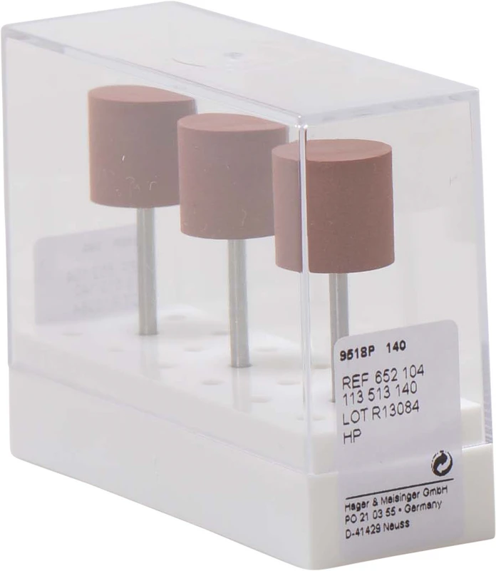 Universalpolierer 9518  Packung  3 Stück braun mittel, HP, Figur 113, 12 mm, ISO 140