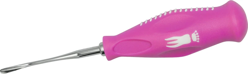 PeriLux dual-edge   Stück  invert gebogen, 4 mm, ErgoTouch pink