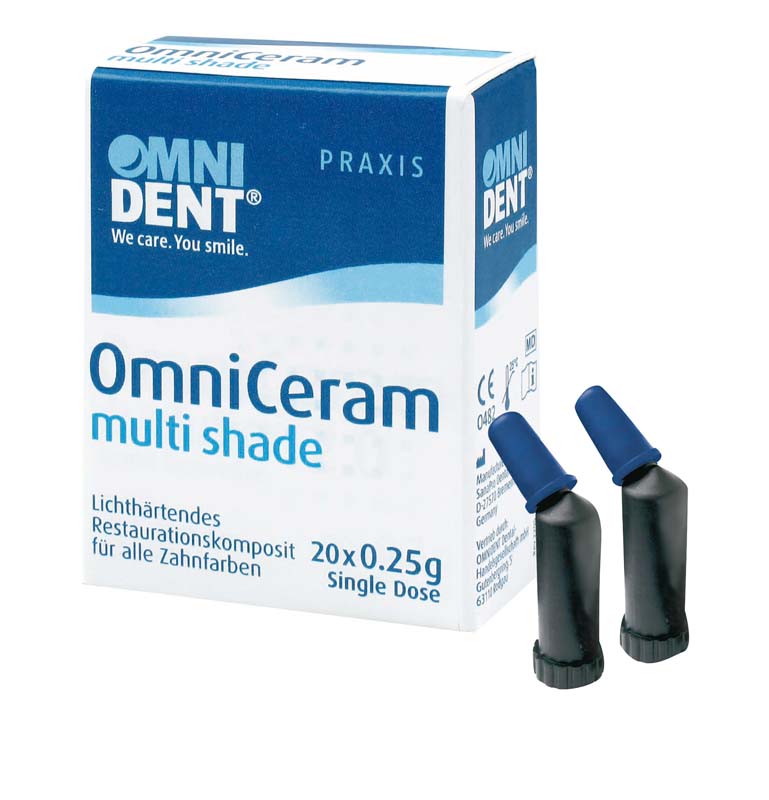 OmniCeram multi shade  Packung  20 x 0,25 g Singledose