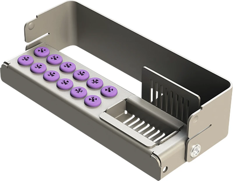 PLUG IN PLUS  Stück  für 12 Instrumente, lila, 10,3 x 2,7 x 3,2 cm