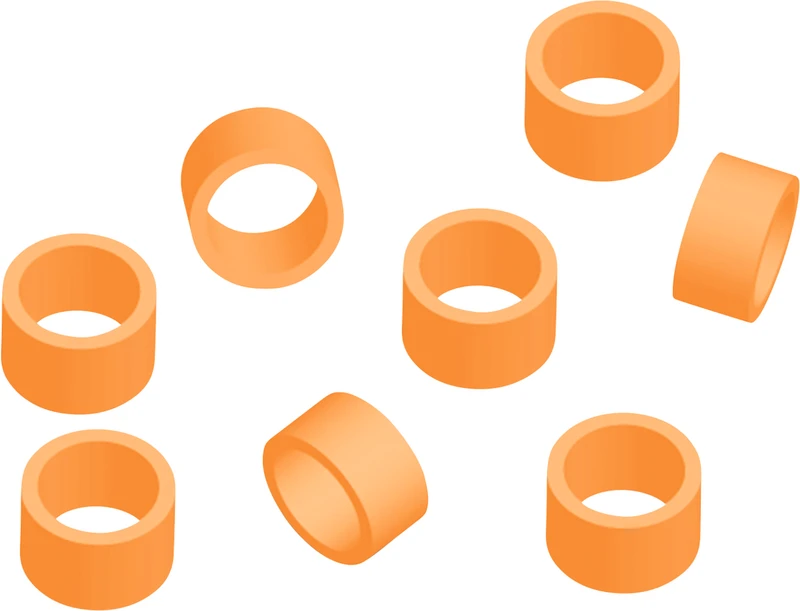 Codierringe  Packung  50 Stück orange