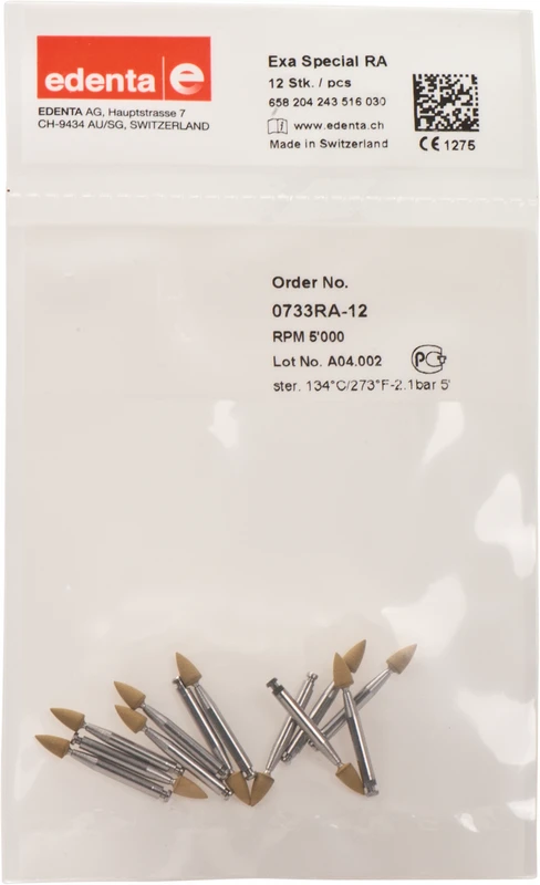 Exa Special  Packung  12 Stück gelb, RA, Figur 243, 6 mm, ISO 030