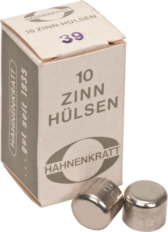 PROVISA Schutzhülsen Zinn  Packung  10 Stück 39