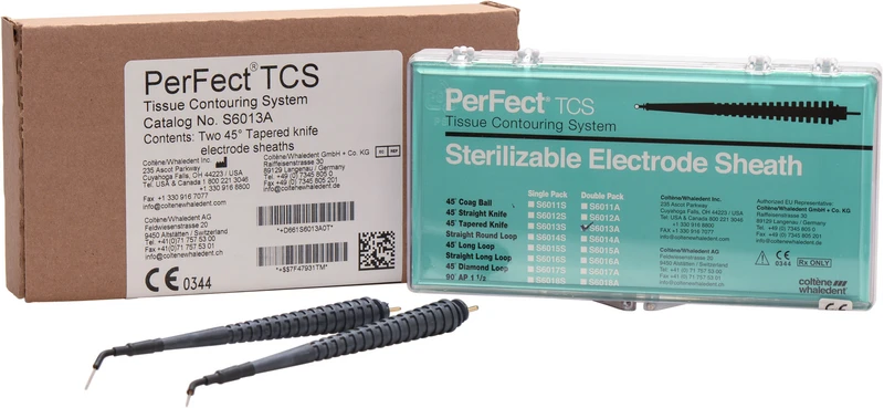 PerFect® TCS Elektroden  Packung  2 Stück 45° konischer Schnitt