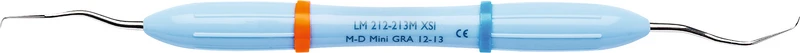 LM DuraGradeMAX Mini Gracey  Stück  Figur 12\13, mesial-distal, hellblau, LM-ErgoMax Griff