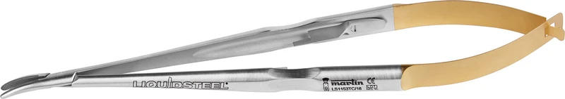 Nadelhalter nach Castroviejo LS  Stück  LS1153TC\16, 160 mm gebogen