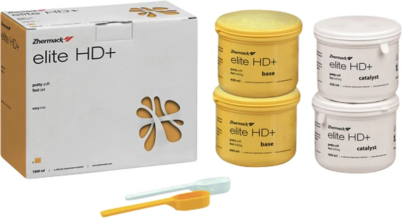 Elite HD+ Putty Soft   Packung  2 x 450 ml Dose Katalysator, 2 x 450 ml Dose Base, orange, schnellabbindend