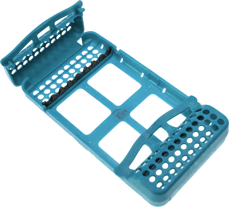 E-Z Jett Kassetten  Stück  17,9 x 9,8 x 3 cm, für 8 Instrumente neonblau